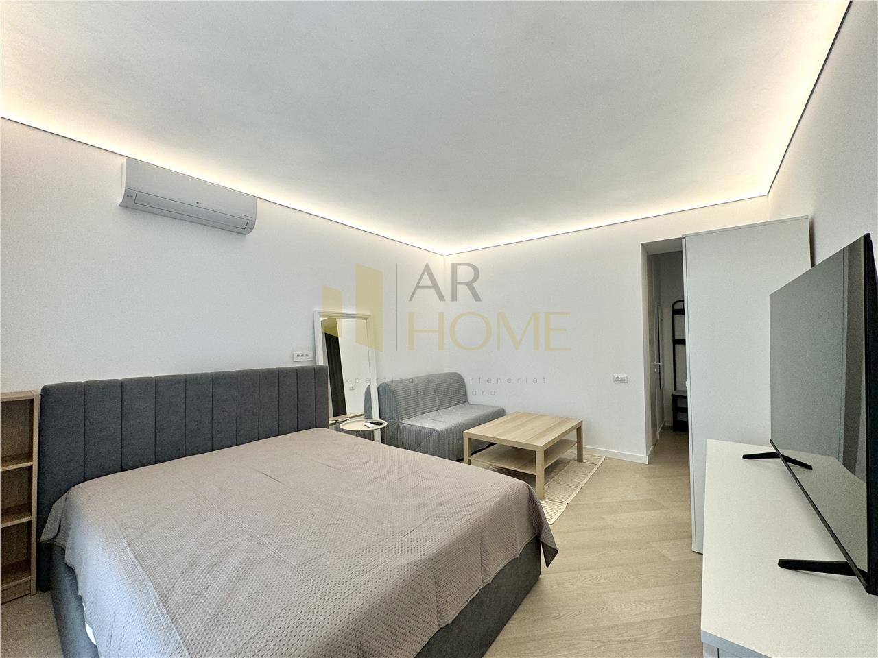 Garsoniera la prima inchiriere, parcare subterana, Cortina North Pipera