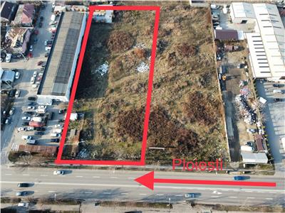 Vanzare teren 5163 mp stradal, in apropiere de AFI Palace Ploiesti