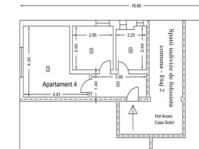 Inchiriere apartament 2 camere pentru birouri, Ploiesti, zona Cioceanu