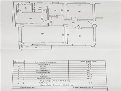 Vanzare apartament 3 camere, bloc tip boutique, Ploiesti, Albert