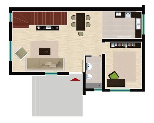 Casa P+1E tip duplex, 4 camere, 3 bai, Paulesti, langa Ploiesti