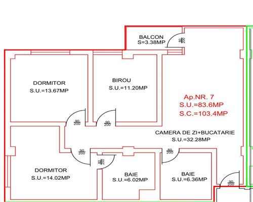 Inchiriere spatiu birou, 4 camere, bloc nou, Ploiesti, 9 Mai