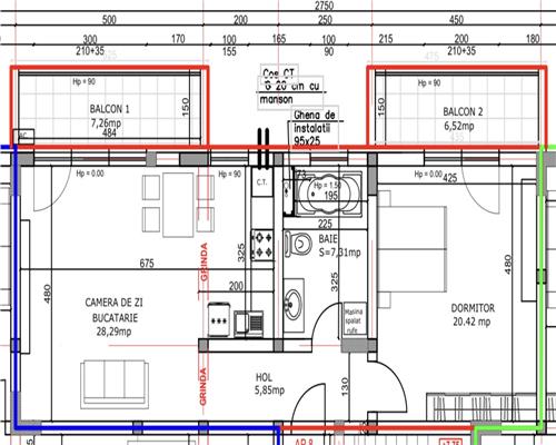 Apartament 2 camere, 2 balcoane,  2 locuri de parcare, Ploiesti, zona Albert