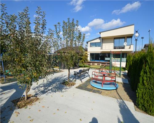 Casa premium, cartier privat cu SPA si teren sport, in Paulestii Noi
