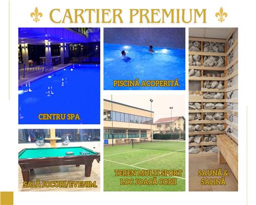 Casa premium, cartier privat cu SPA si teren sport, in Paulestii Noi