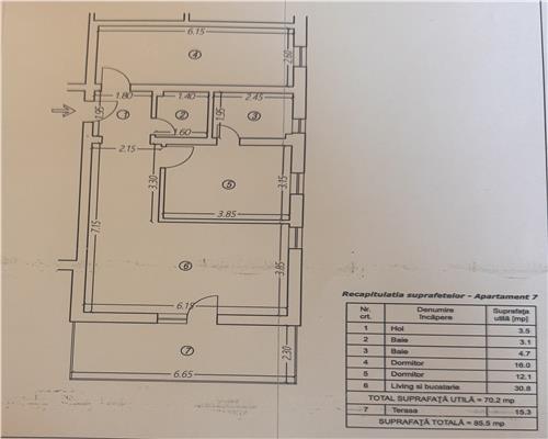 Apartament 3 camere, p?durea Paulesti, cu teren de sport si curte comuna