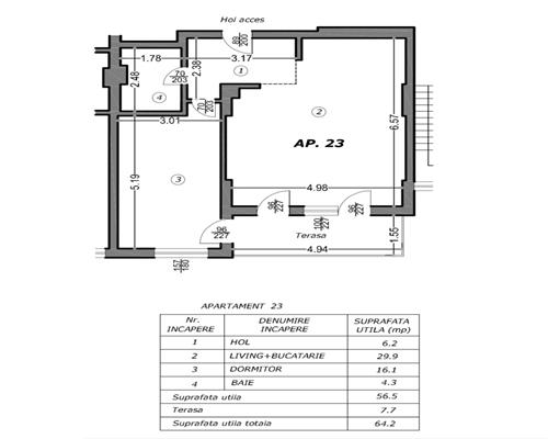 Apartament 2 camere, mobilat si utilat, parcare proprie, Albert, Ploiesti