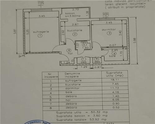 Apartament 2 camere, mobilat si utilat, in Ploiesti, zona Mihai Bravu.