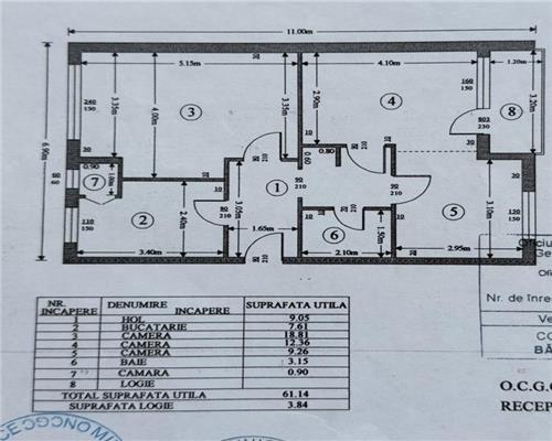 Apartament 3 camere, mobilat si utilat, in Ploiesti, Bd. Castanilor.