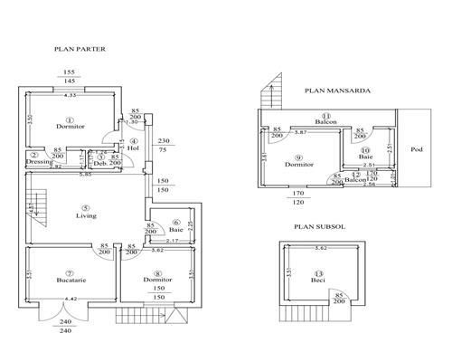 Casa 4 camere plus dependinte, in Ploiesti, zona centrala