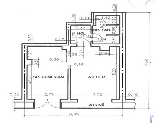 Spatiu comercial 50 mp, Ploiesti, Republicii stradal