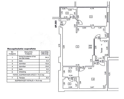 Apartament 3 camere, prima inchiriere, Ploiesti, ultracentral(Bucegi)