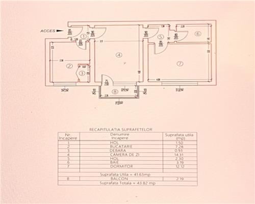Apartament 2 camere, zona Nord, Cina, Ploiesti