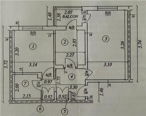 Apartament 2 camere, decomandat,mobilat si utilat,Ploiesti,Cantacuzino