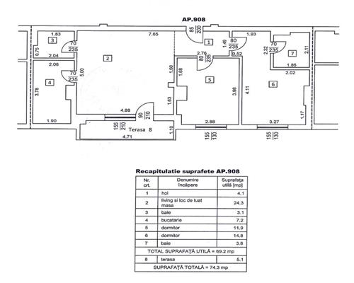 Apartament 3 camere,mobilat si utilat, Ploiesti, Parcul Mihai Viteazul