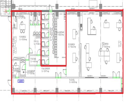 Spatiu birouri , 307m2  , Ploiesti Vest