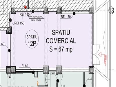 Spatiu 67 mp cu vad comercial, zona pietonala, ultracentral, Ploiesti